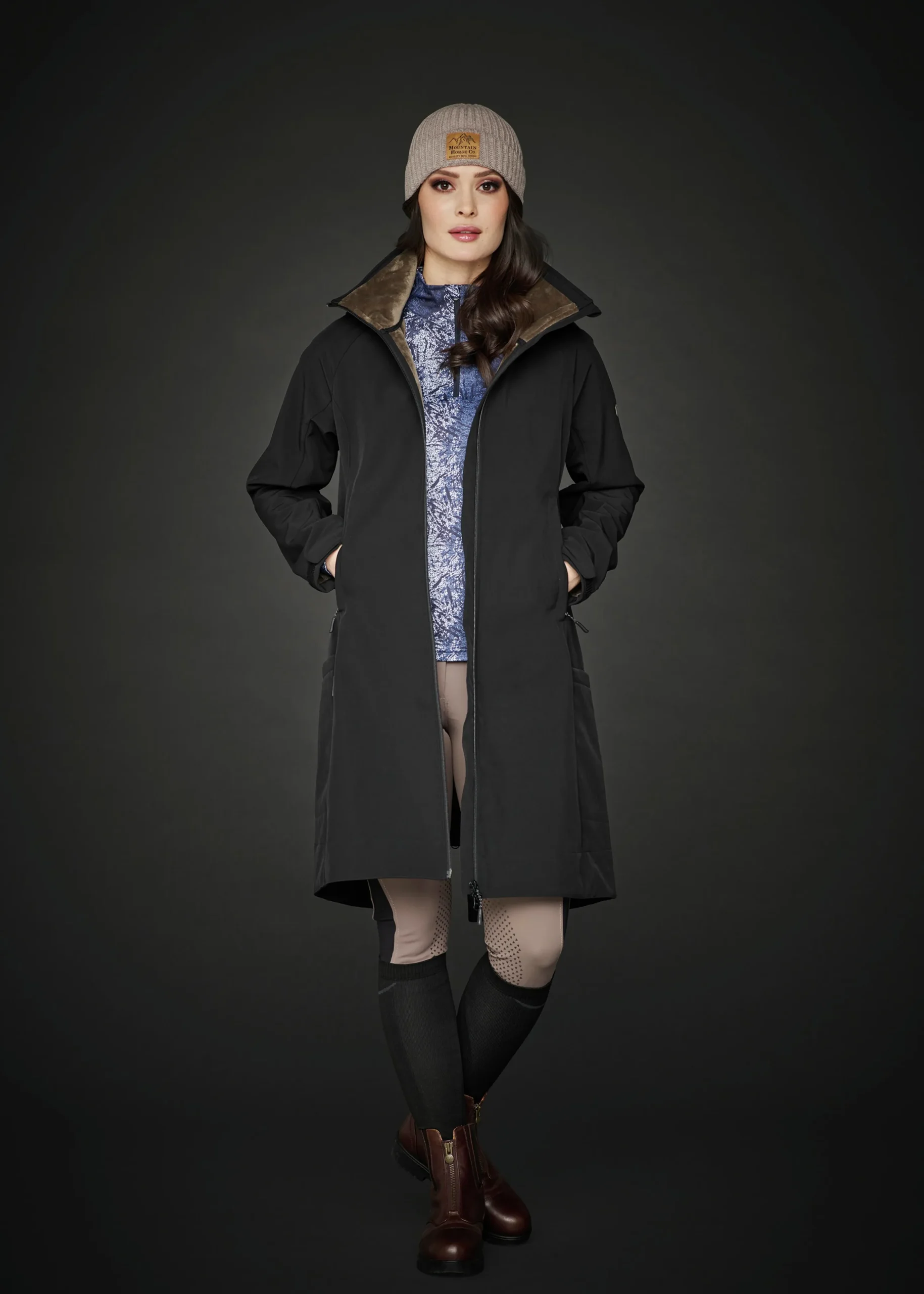 Ridjacka Mountain Horse Stella Softshell Svart