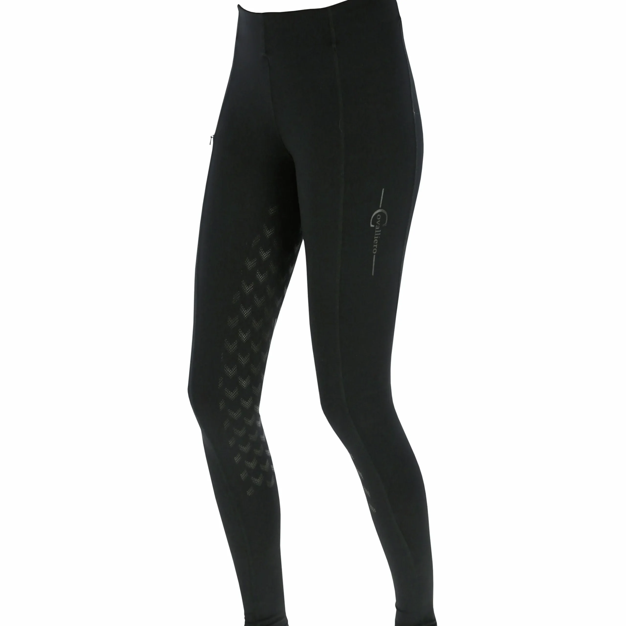 Ridtights Covalliero Equona Helskodd Junior Svart