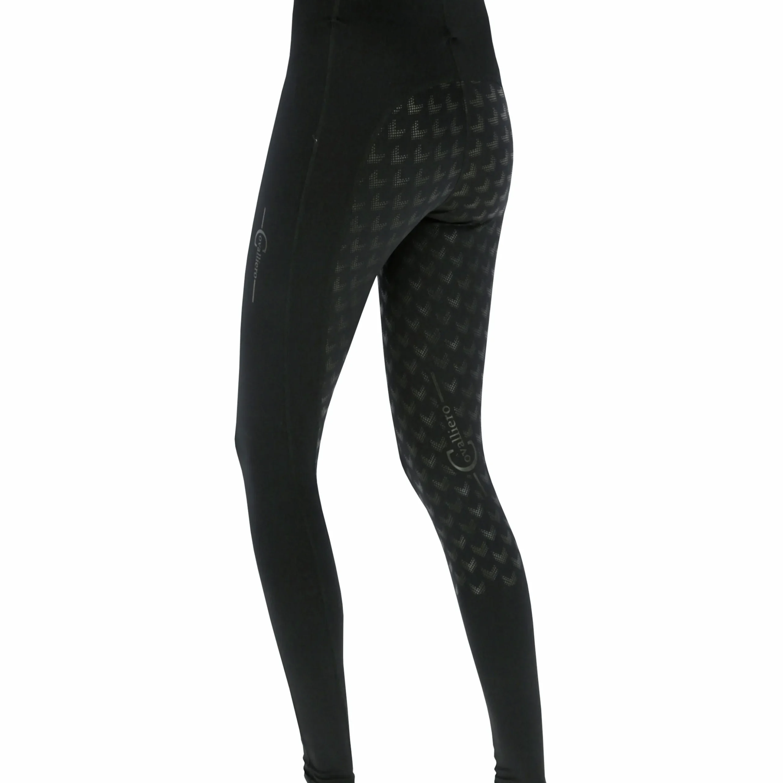 Ridtights Covalliero Equona Helskodd Junior Svart