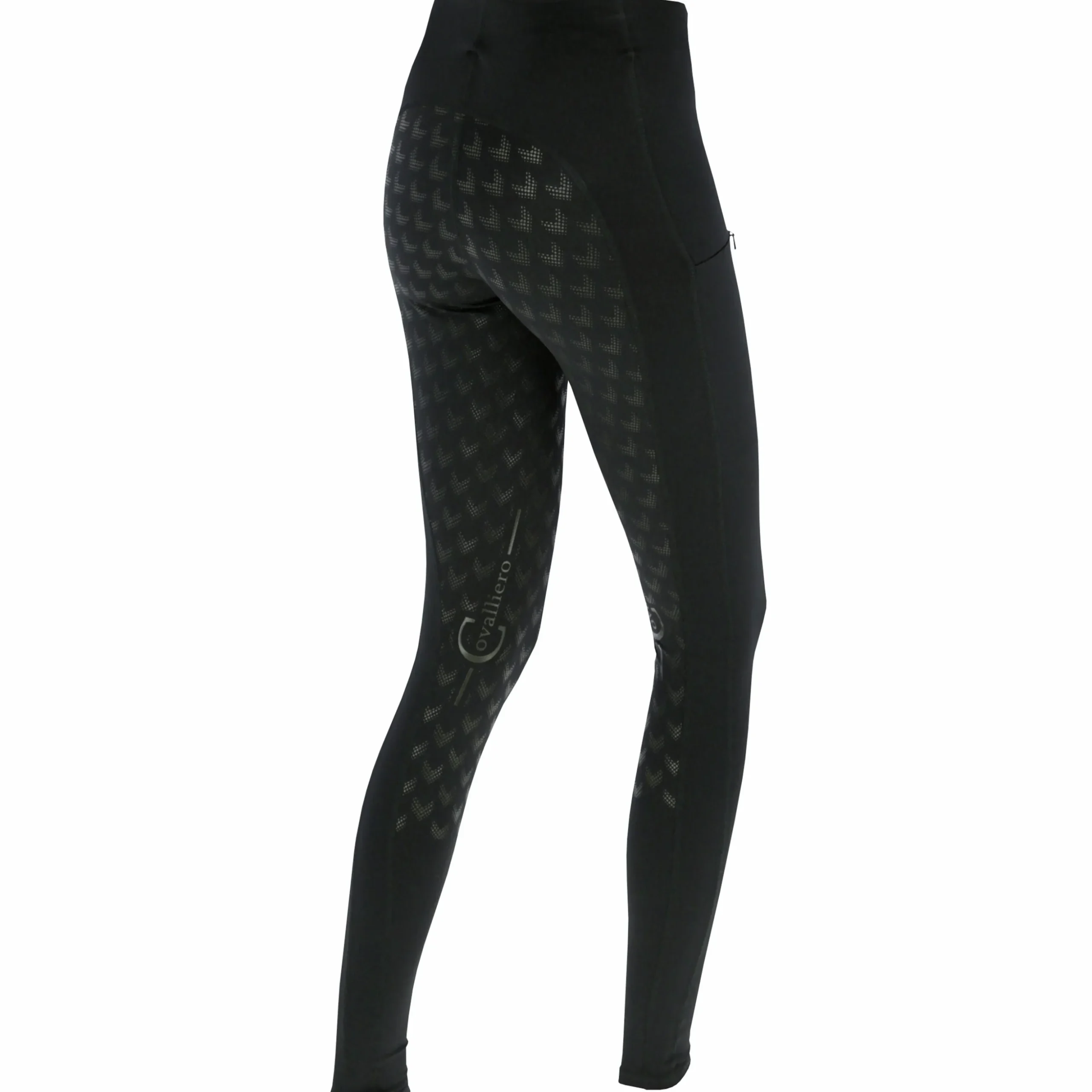 Ridtights Covalliero Equona Helskodd Junior Svart
