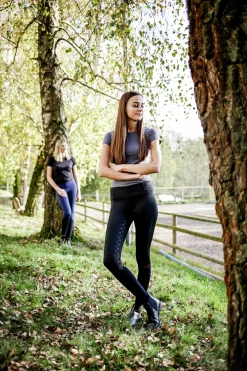Ridtights Covalliero Equona Helskodd Svart