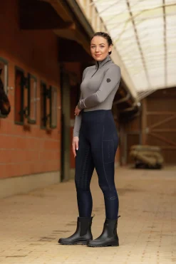 Ridtights Covalliero Grip Fodrade Helskodd Navy