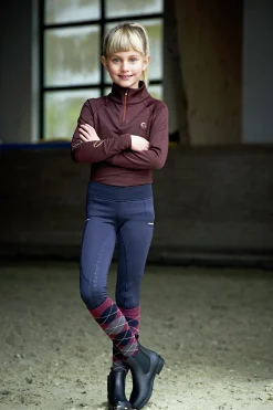 Ridtights Covalliero Helskodd Junior Marin