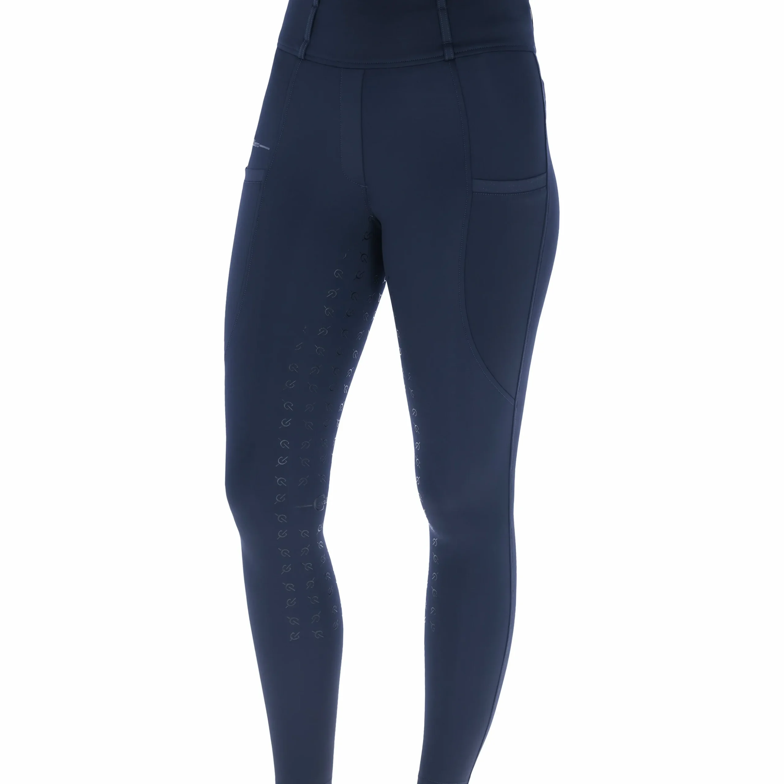 Ridtights Covalliero Hög midja Helskodd Navy