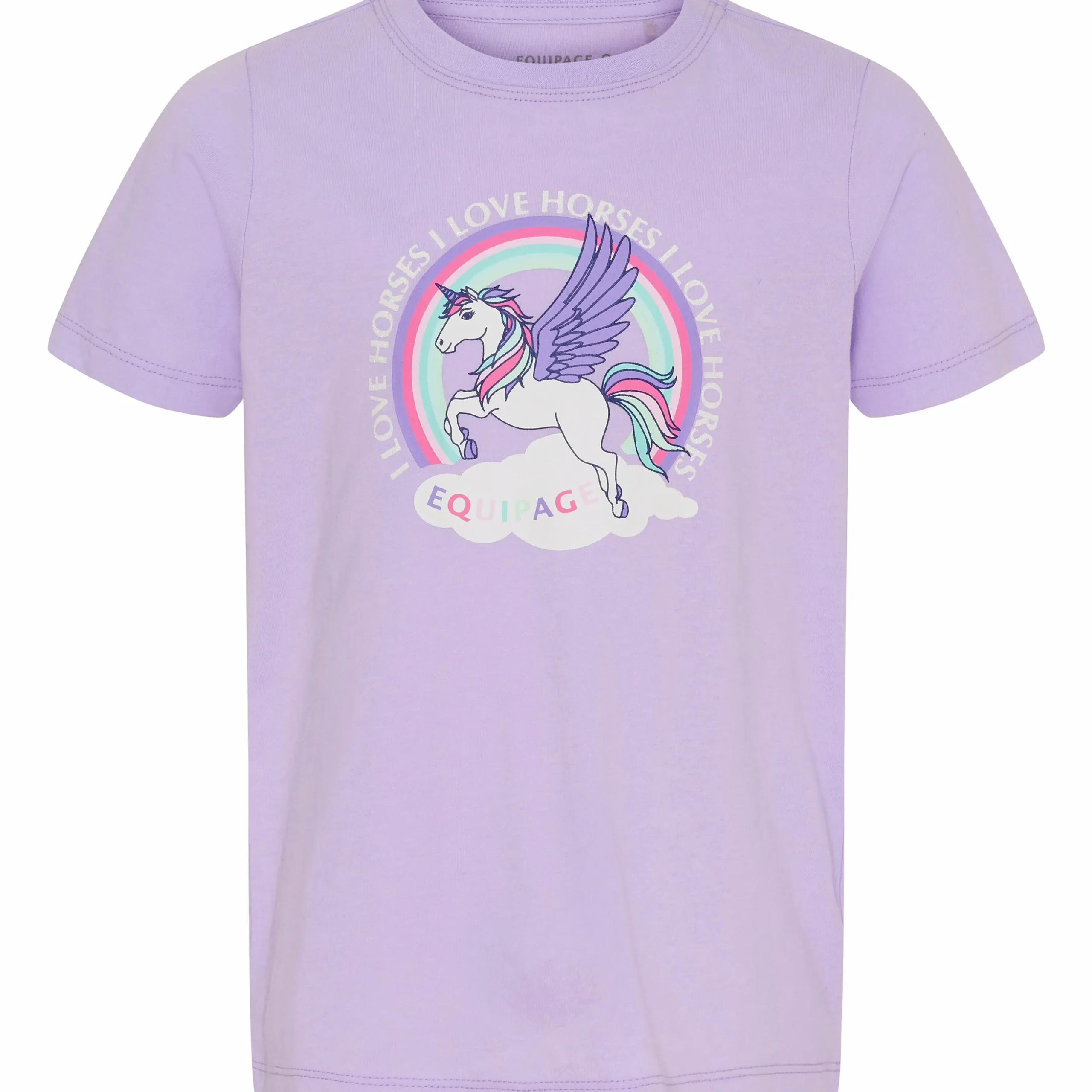 Ridtröja Equipage T-shirt Anna JR Lavendel