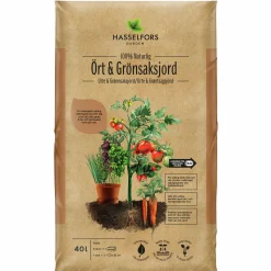 Örtjord & Grönsaksjord Hasselfors KRAV 40L