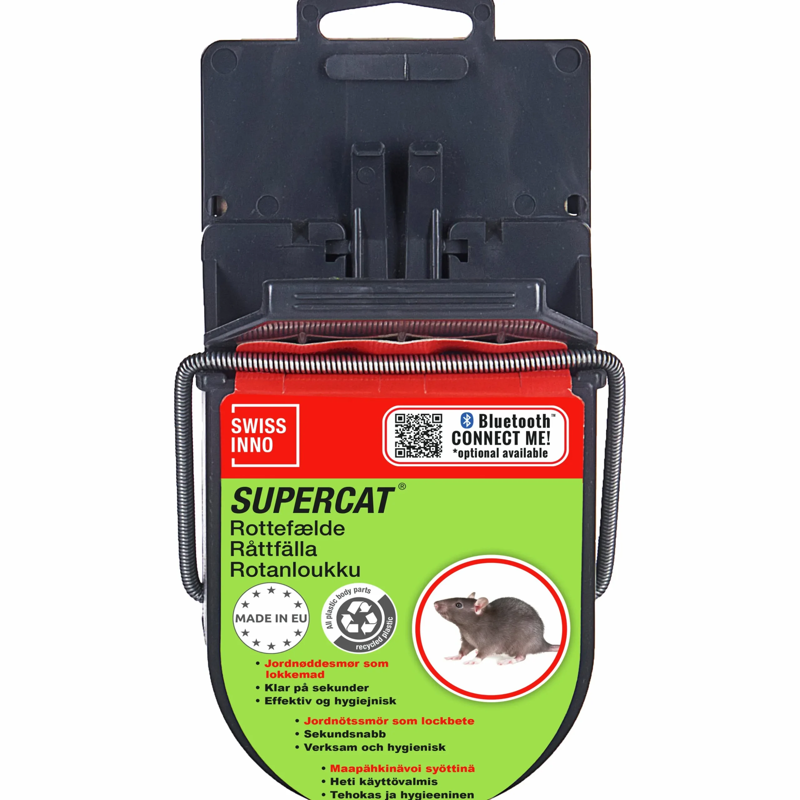 Råttfälla Swissinno SuperCat Grå