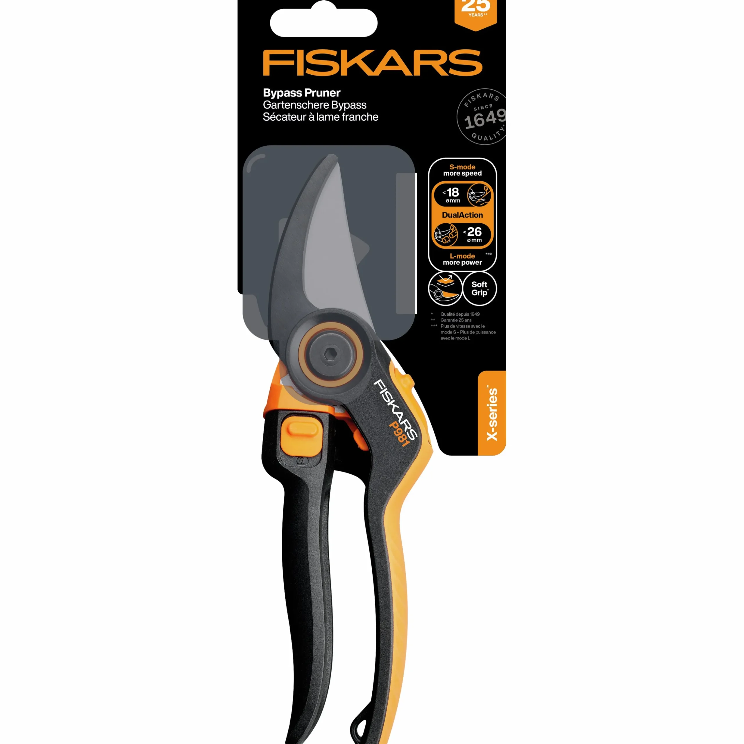 Sekatör Fiskars P981 DualAction X-Series Sidoskär