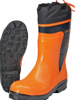 Sågskyddstövel STIHL Economy Svart/Orange