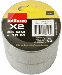 Silvertejp Millarco HomeIT 45mm 10m 2-p