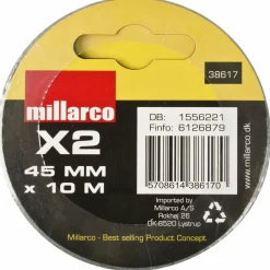 Silvertejp Millarco HomeIT 45mm 10m 2-p