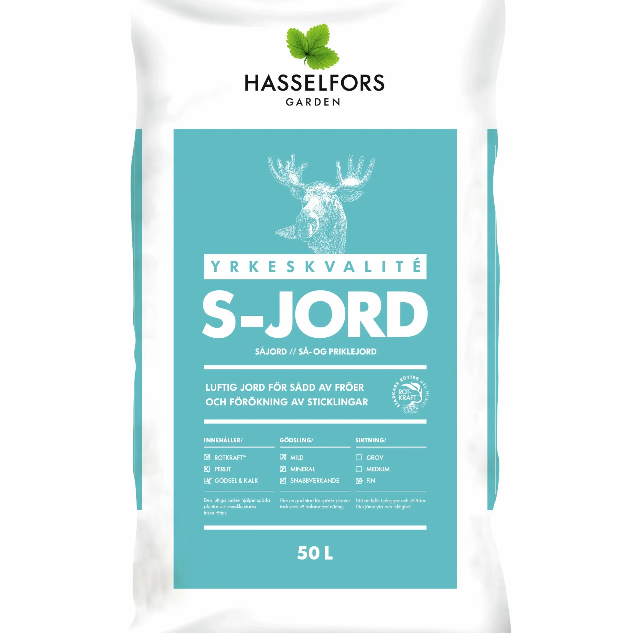 S-Jord Såjord Hasselfors 50L