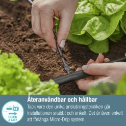 Skarvkoppling Gardena MicroDrip 3/16