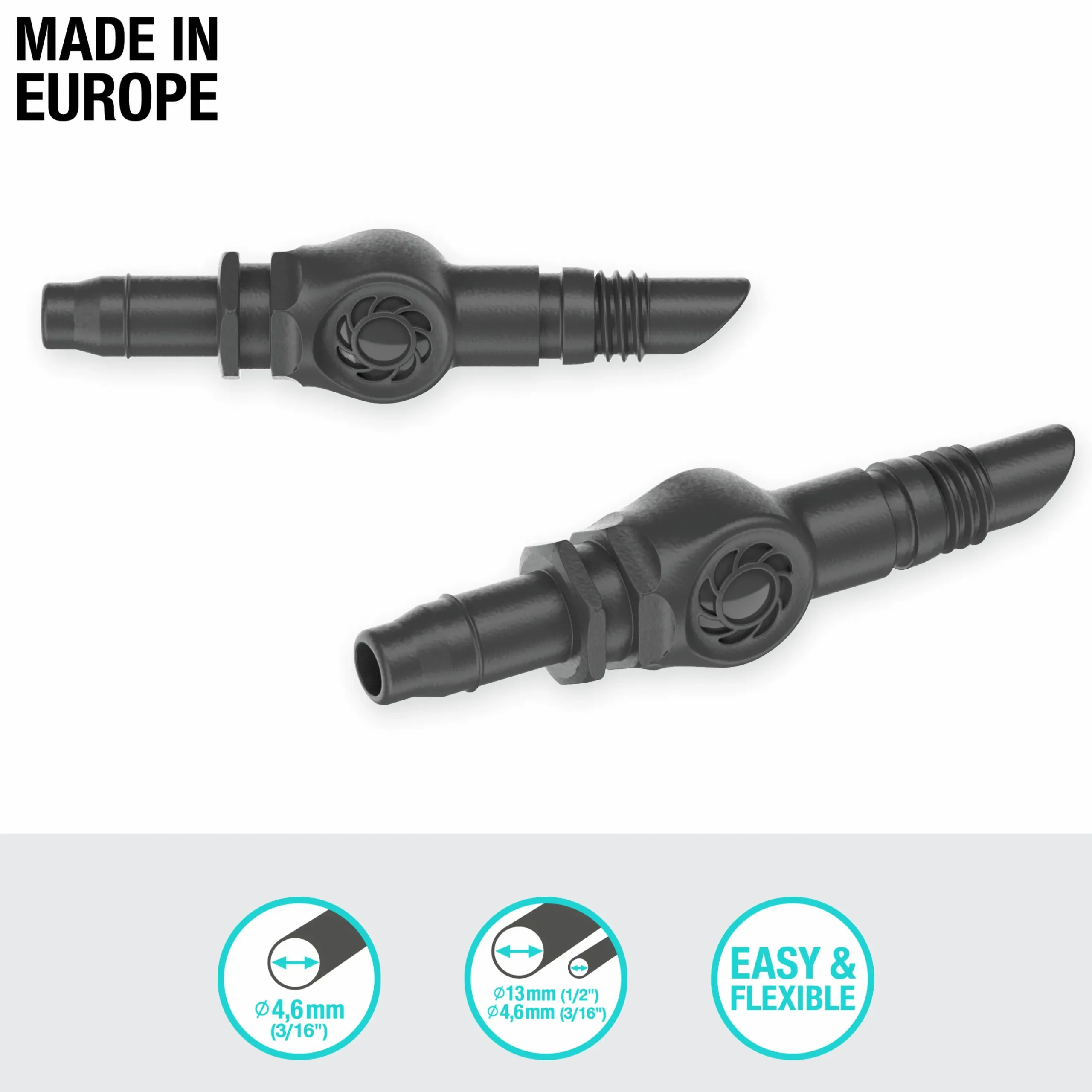 Skarvkoppling Gardena MicroDrip 3/16" 10-p