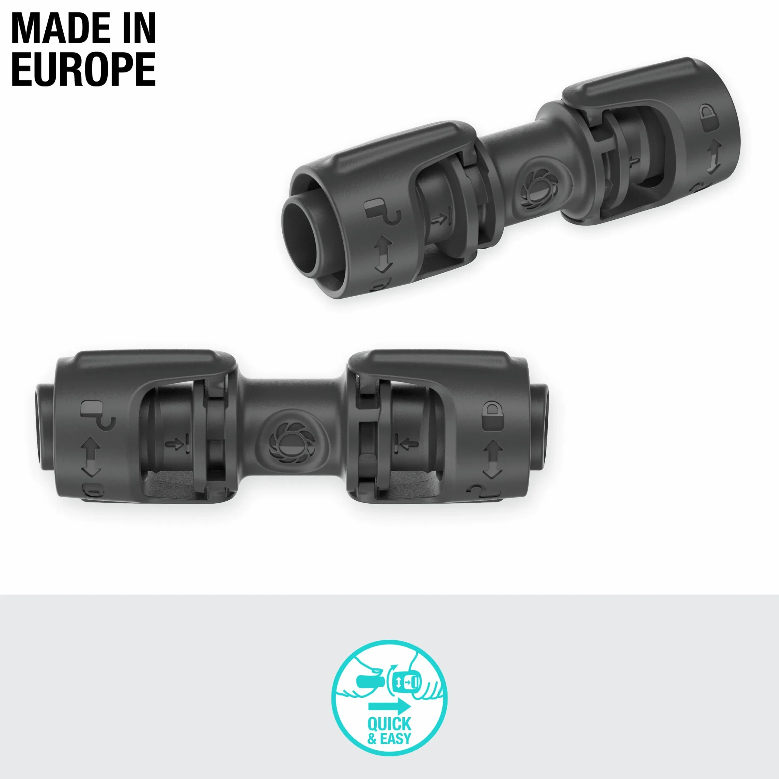 Skarvkoppling Gardena MicroDrip 1/2" 3-p