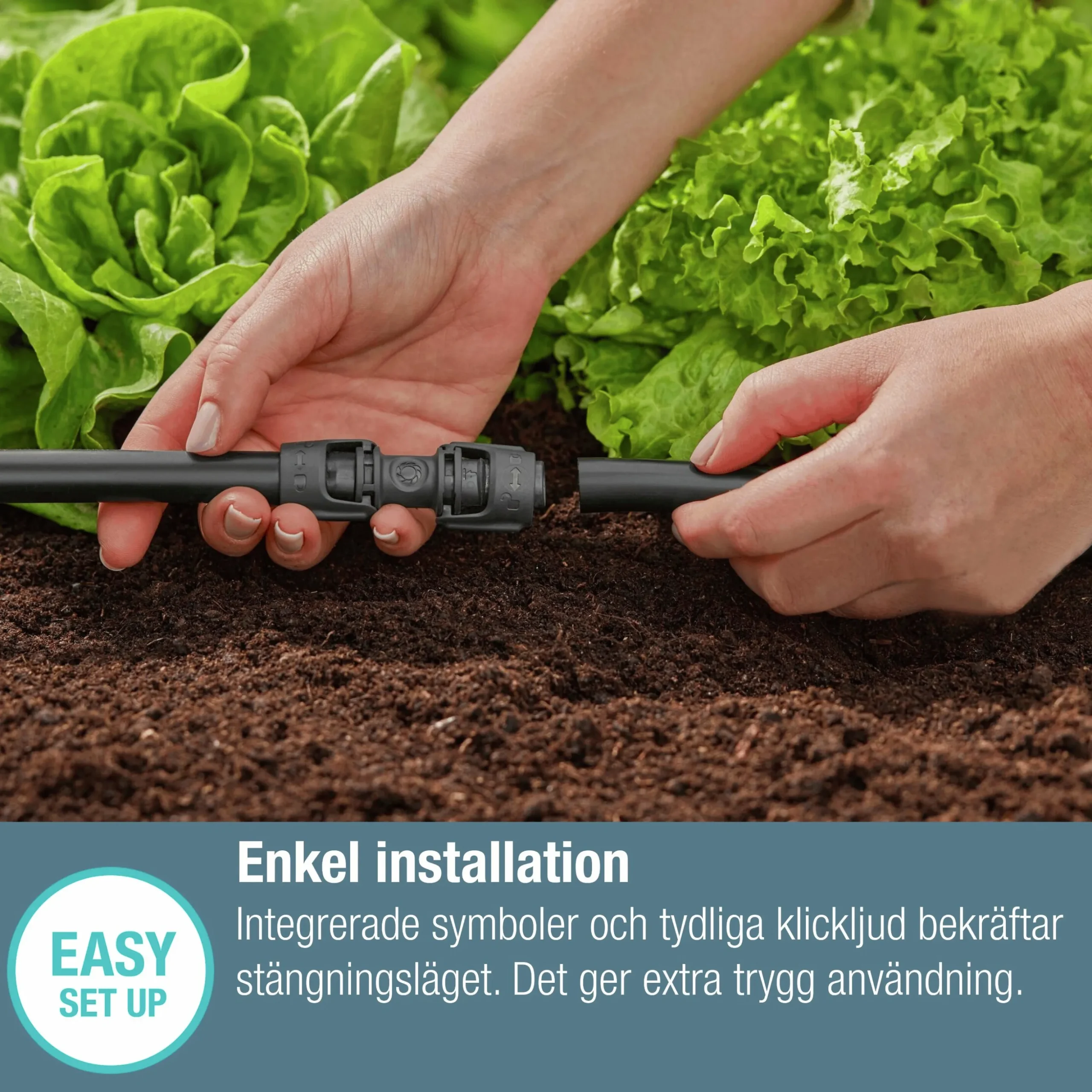 Skarvkoppling Gardena MicroDrip 1/2" 3-p
