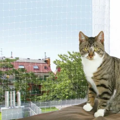 Säkerhetsnät Katt Trixie Transparent 2x1,5m
