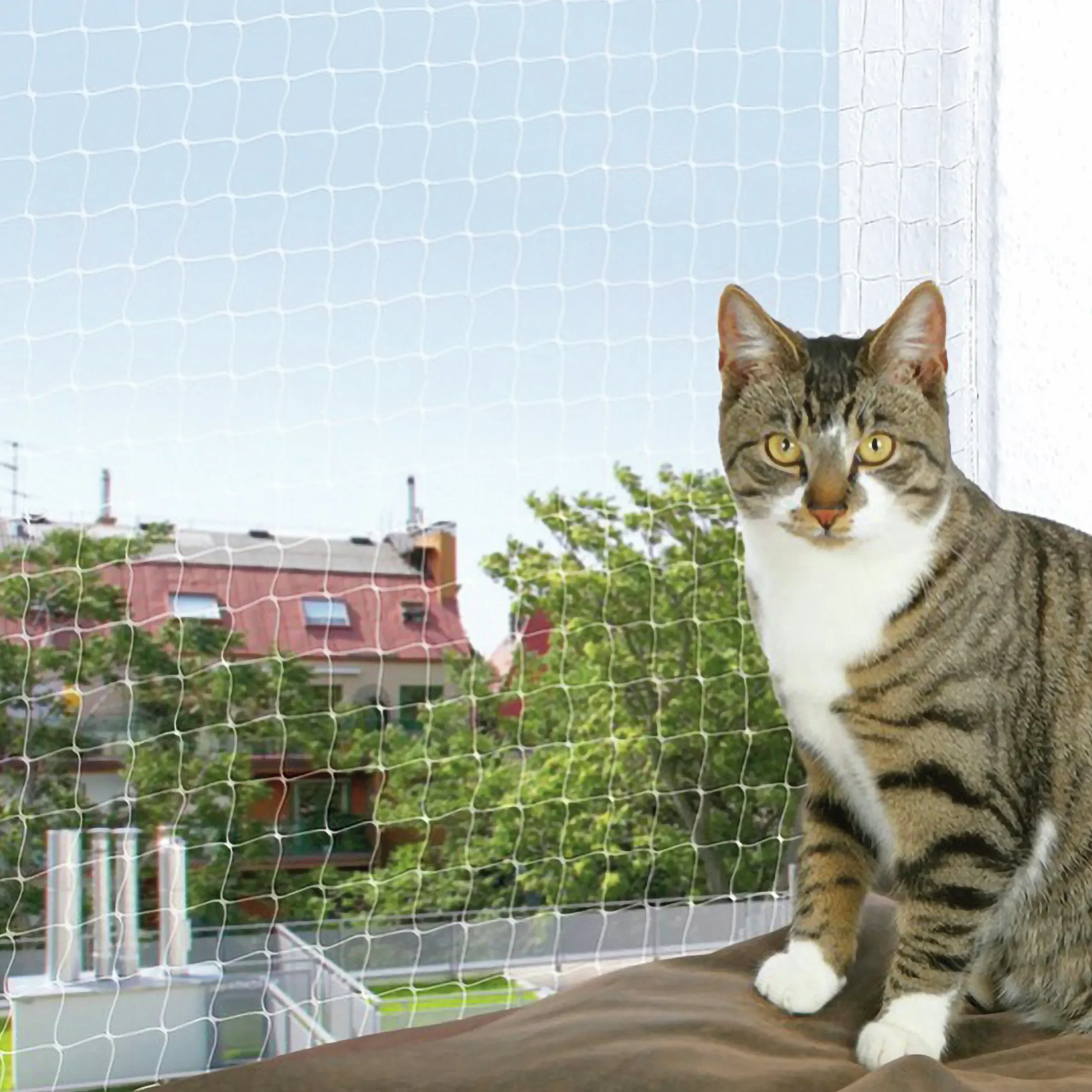 Säkerhetsnät Katt Trixie Transparent 2x1,5m
