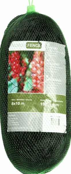 Skyddsnät Nordic Fence 19x19mm svart 8x10m