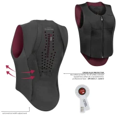 Skyddsväst Komperdell Ballistic Flex Slim Fit Svart/Bordeaux