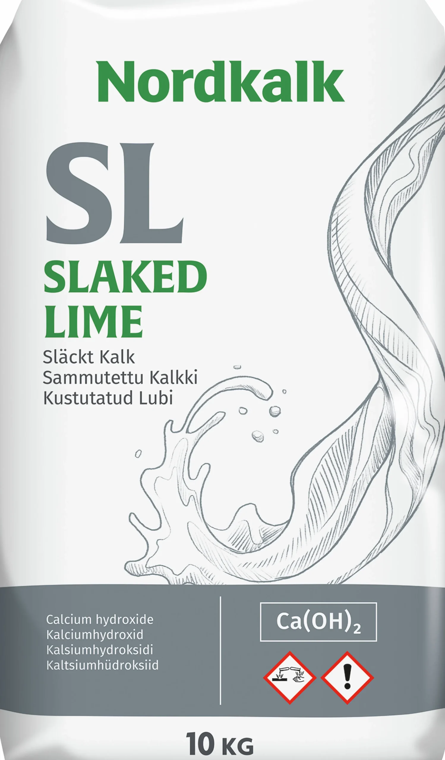 Släckt teknisk kalk Nordkalk 10kg