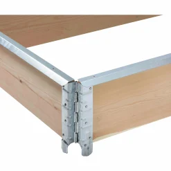 Snigelkant Ventura Pallkrage Zink 120x80cm Helpall