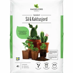Så- och Kaktusjord Hasselfors 4L