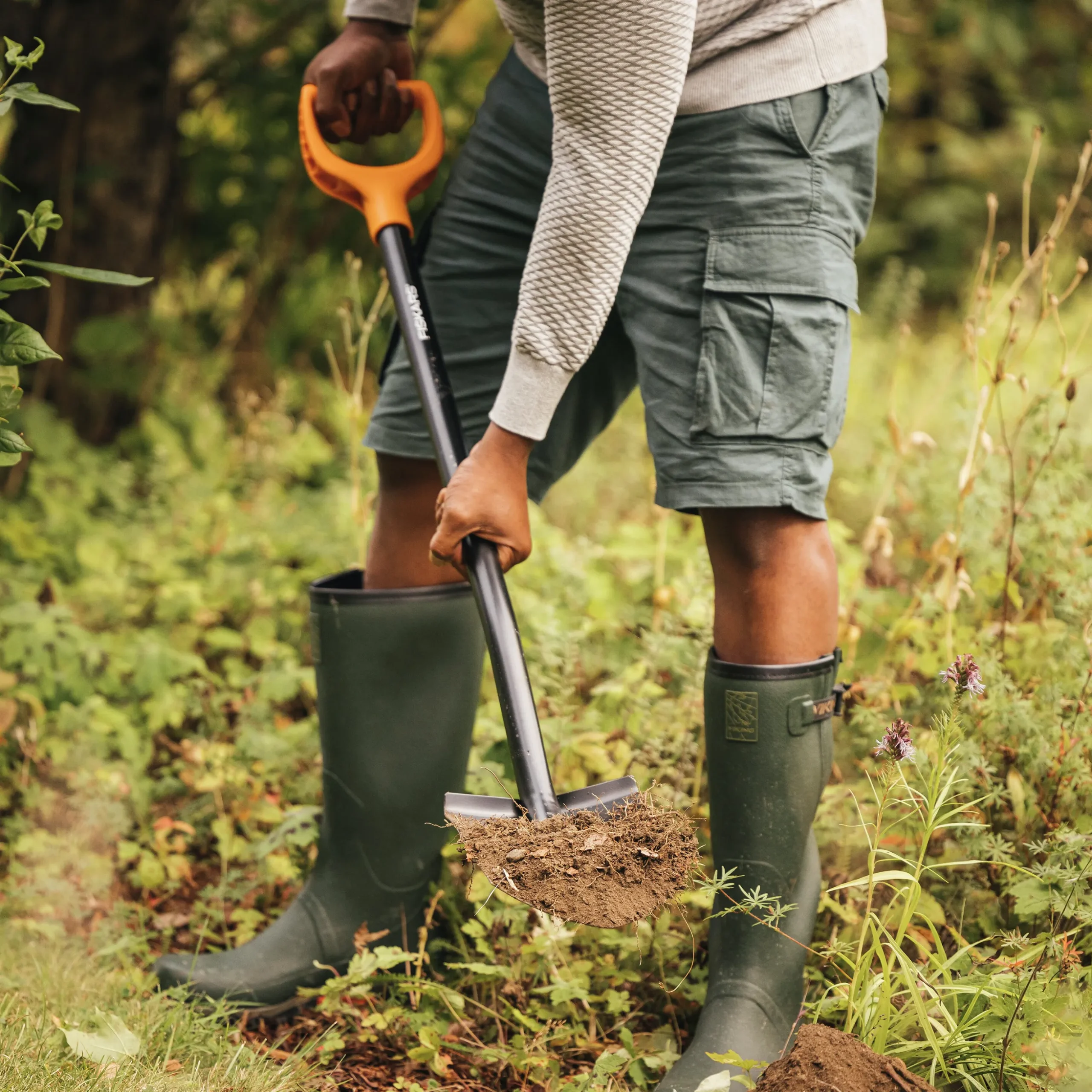 Spade Fiskars Solid Spetsig Metall