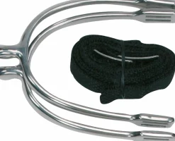 Sporrar Hansbo Sport med remmar Rostfri 15mm 2-p