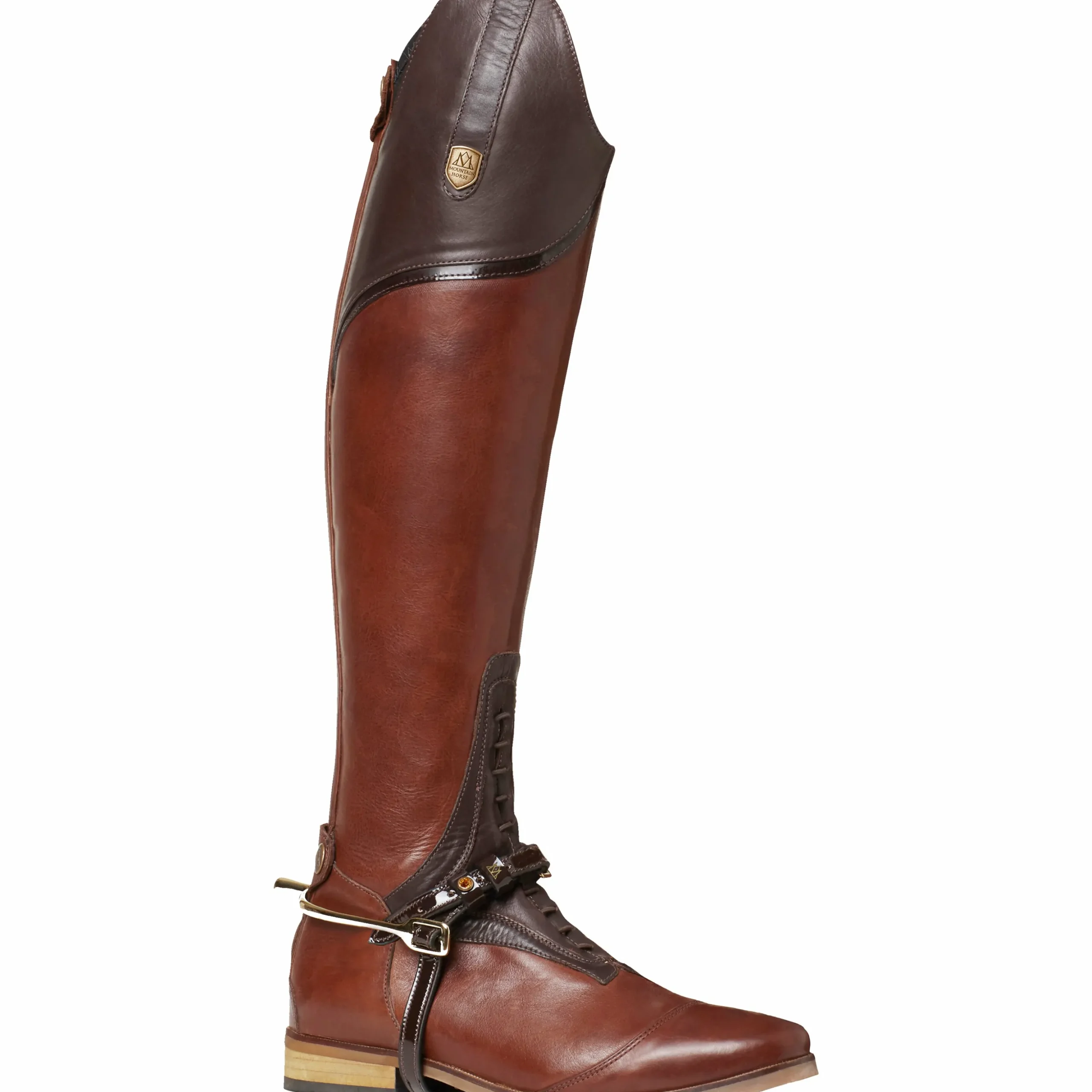 Sporrem Mountain Horse Lack Brun 45cm