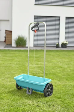 Spridarvagn Gardena för t.ex. gödsel salt kalk