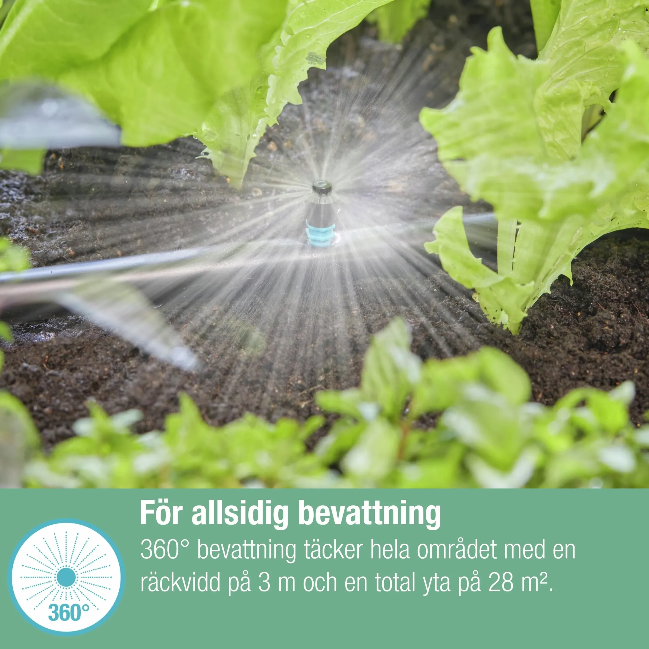 Sprinkler Gardena MicroDrip 360° 5-p