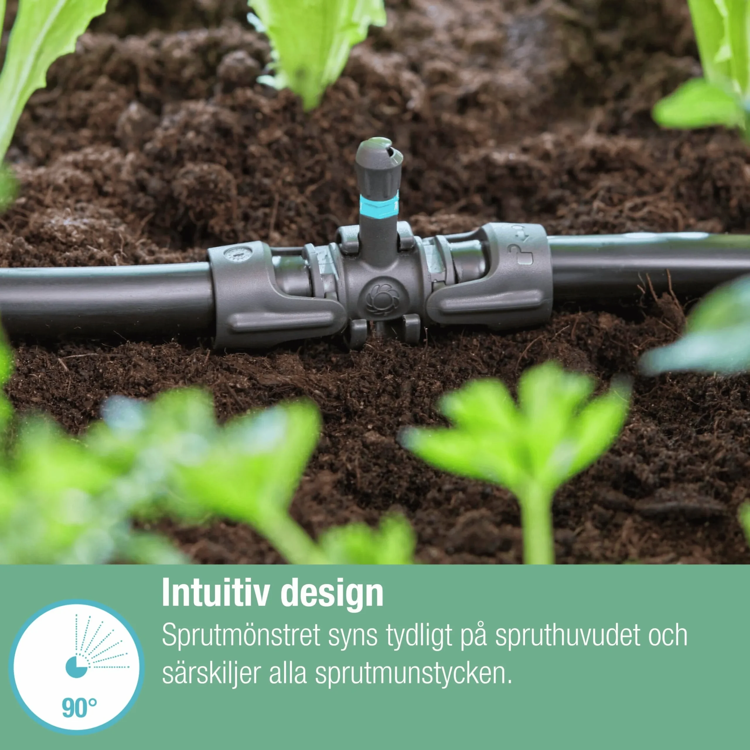 Sprinkler Gardena MicroDrip System 90° 5-p