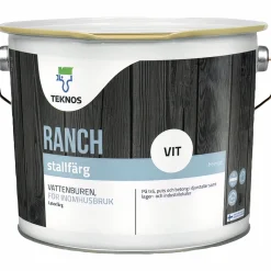 Stallfärg Teknos Ranch vit 2,7L