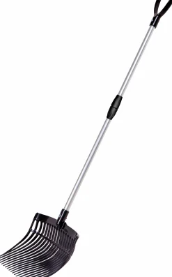 Stallgrep V-Plast Okrossbar V-Fork Teleskopskaft Svart