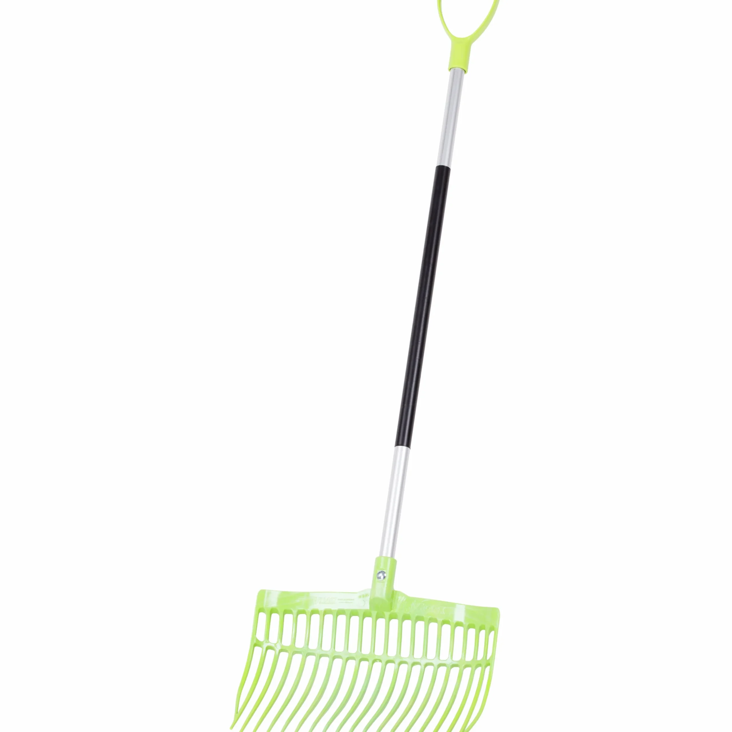 Stallgrep V-Plast Okrossbar V-Fork Rundad Lime 1400mm