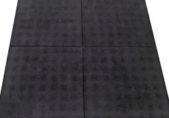 Stallmatta Rubco Svart 25mm 1x1m