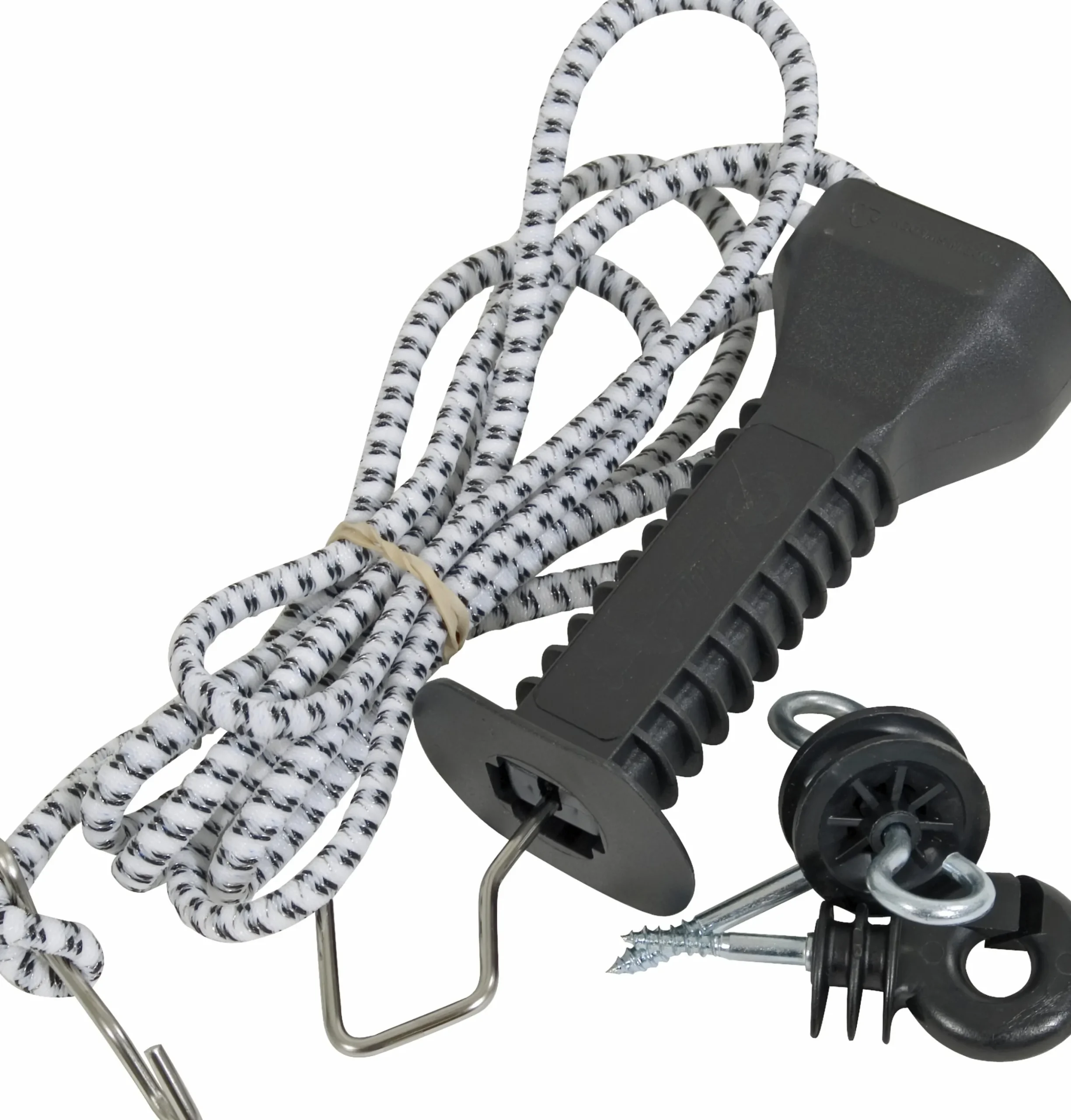 Stängselgrind Kerbl E-line Svart 3-6m