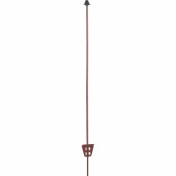 Stängselstolpe Kerbl fjäderstål med toppisolator 103cm