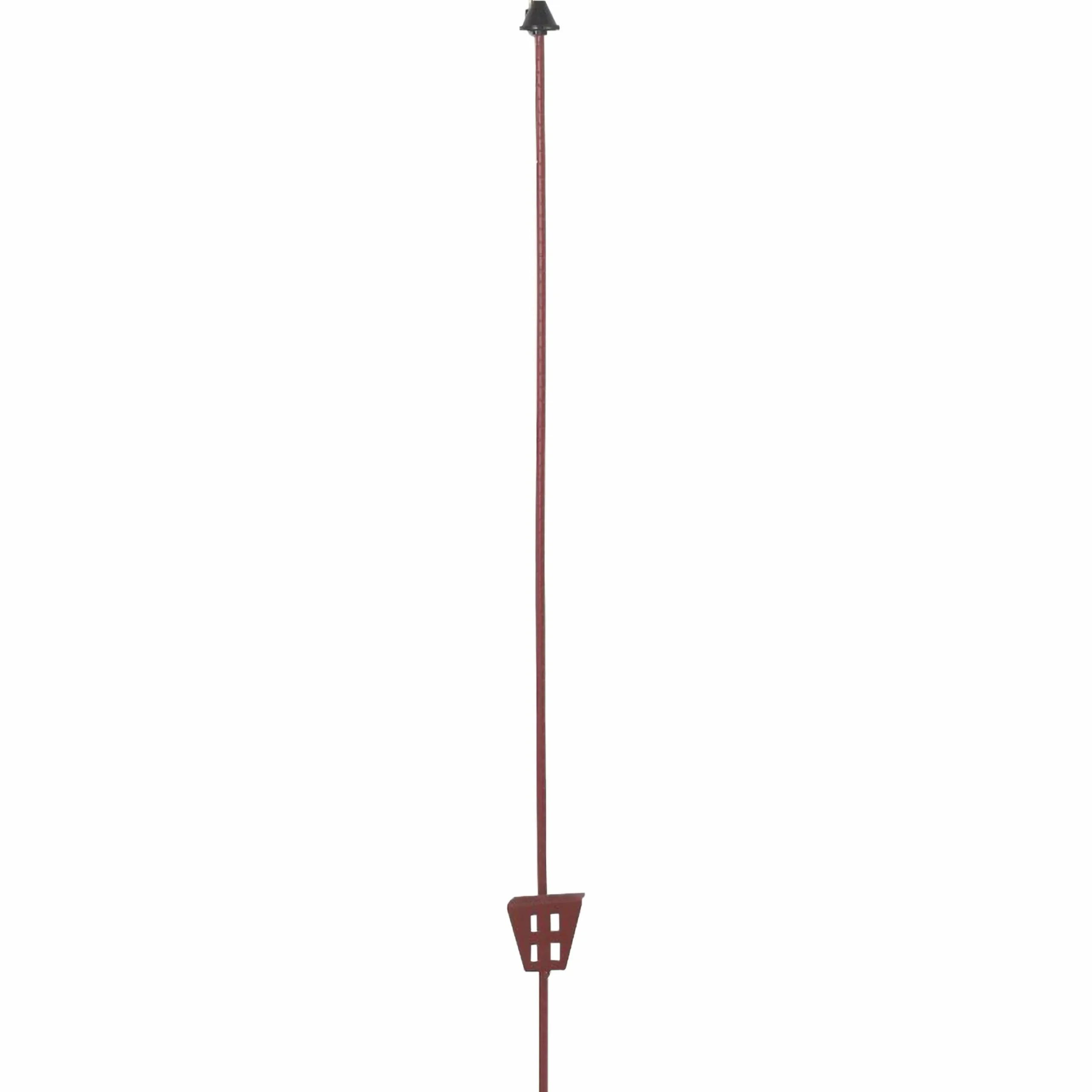 Stängselstolpe Kerbl fjäderstål med toppisolator 103cm