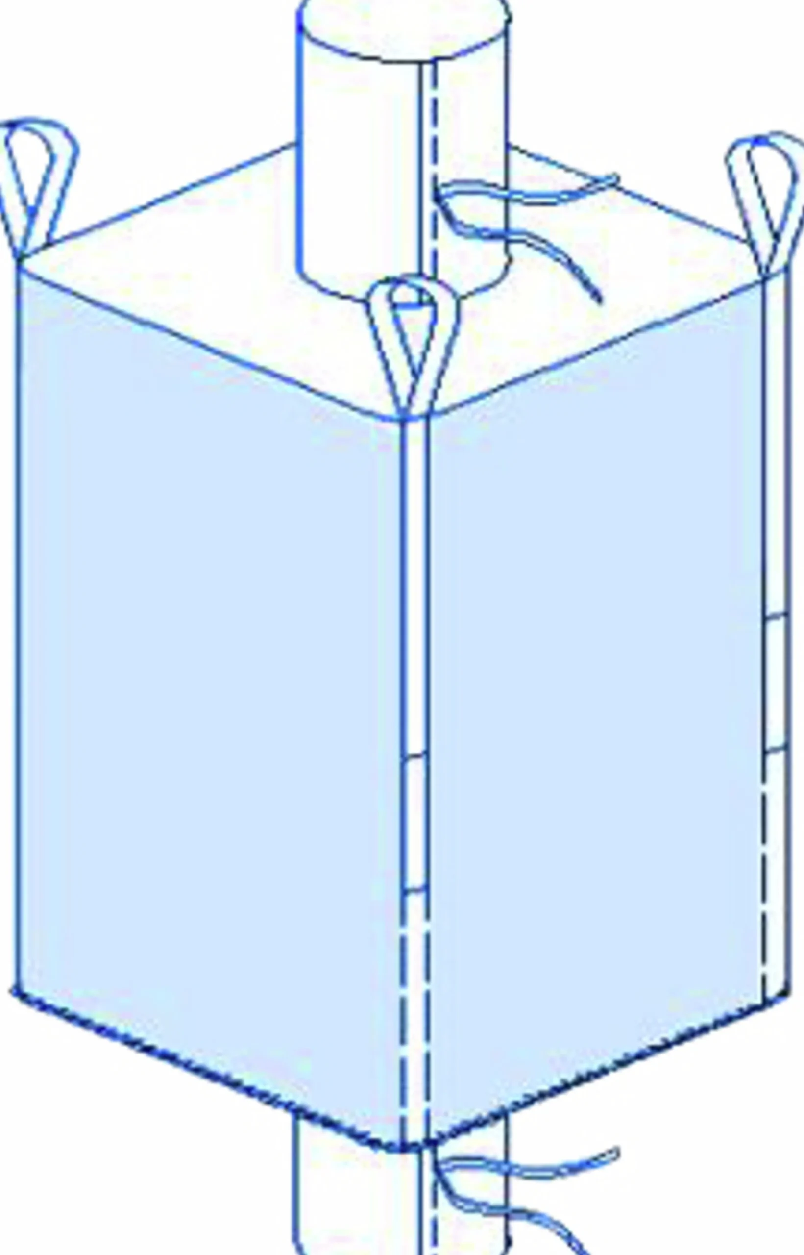 Storsäck Leno 4-öglor 900L 1000kg