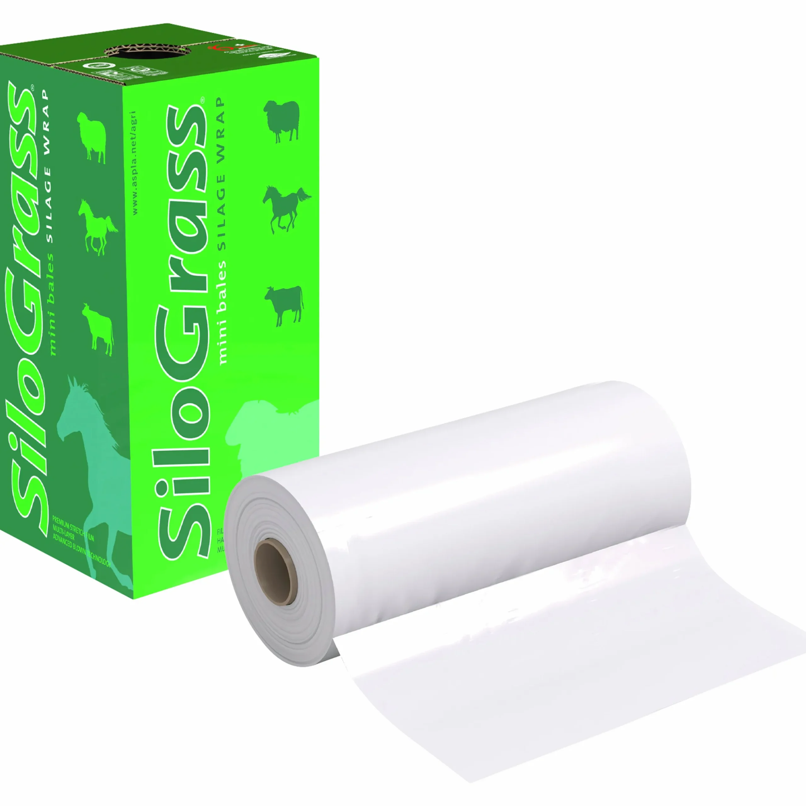 Sträckfilm Aspla SiloGrass Mini 25my 375mm 1500m