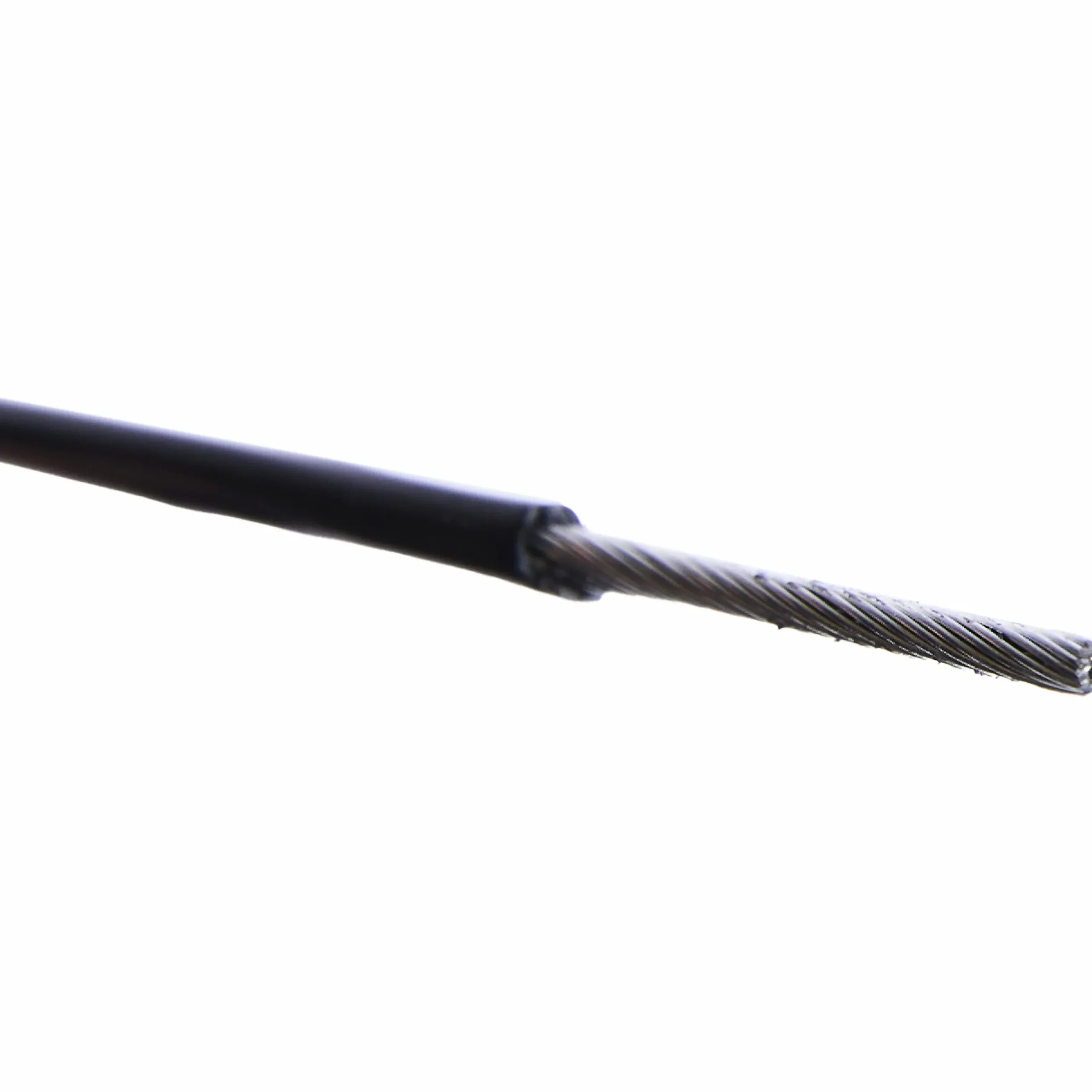 Sträckvajer Nordic Fence med lås svart Ø3mmx22m