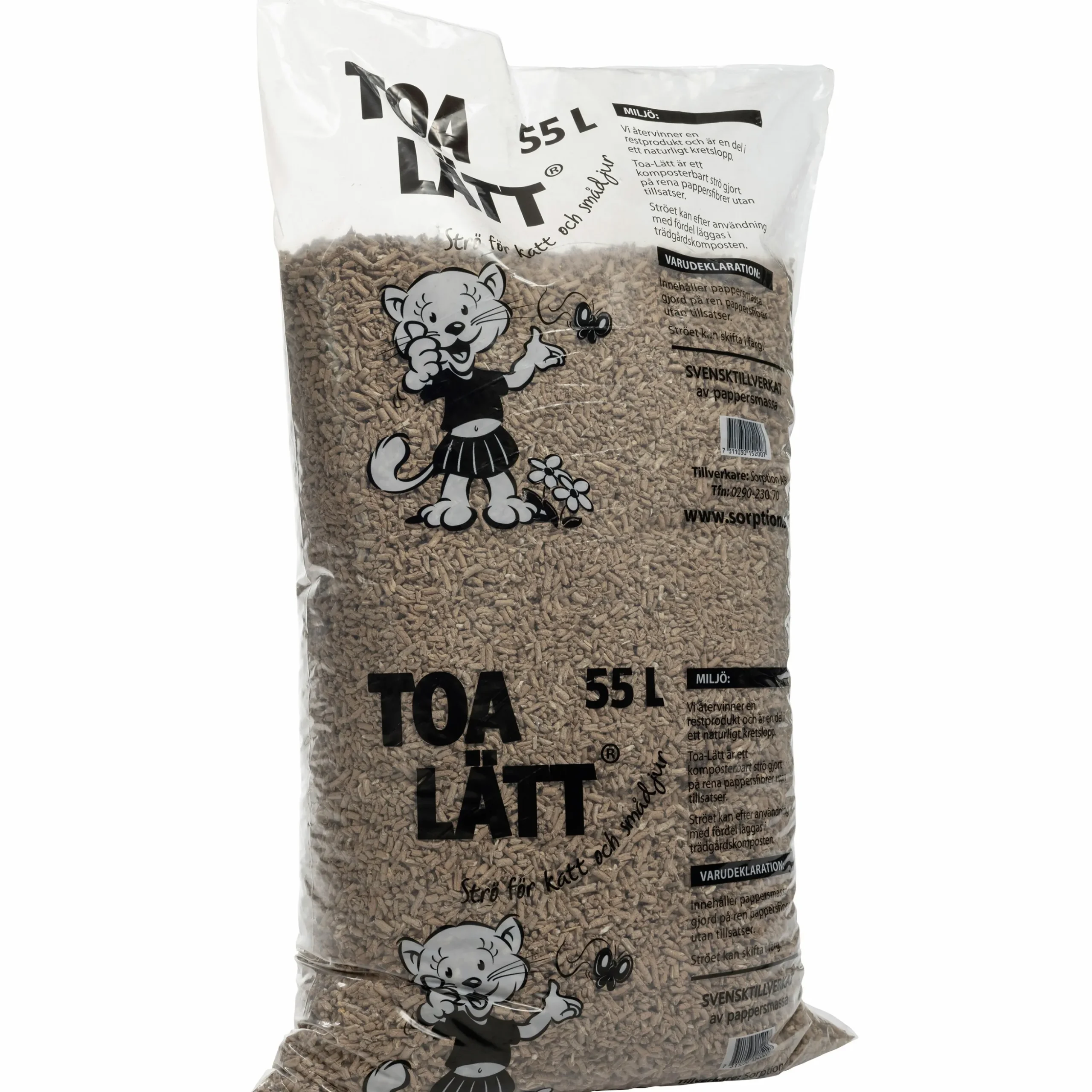 Strö Toa-Lätt Papperspellets Katt & Smådjur