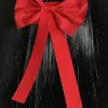 Svansrosett Hansbo Sport Röd 15cm