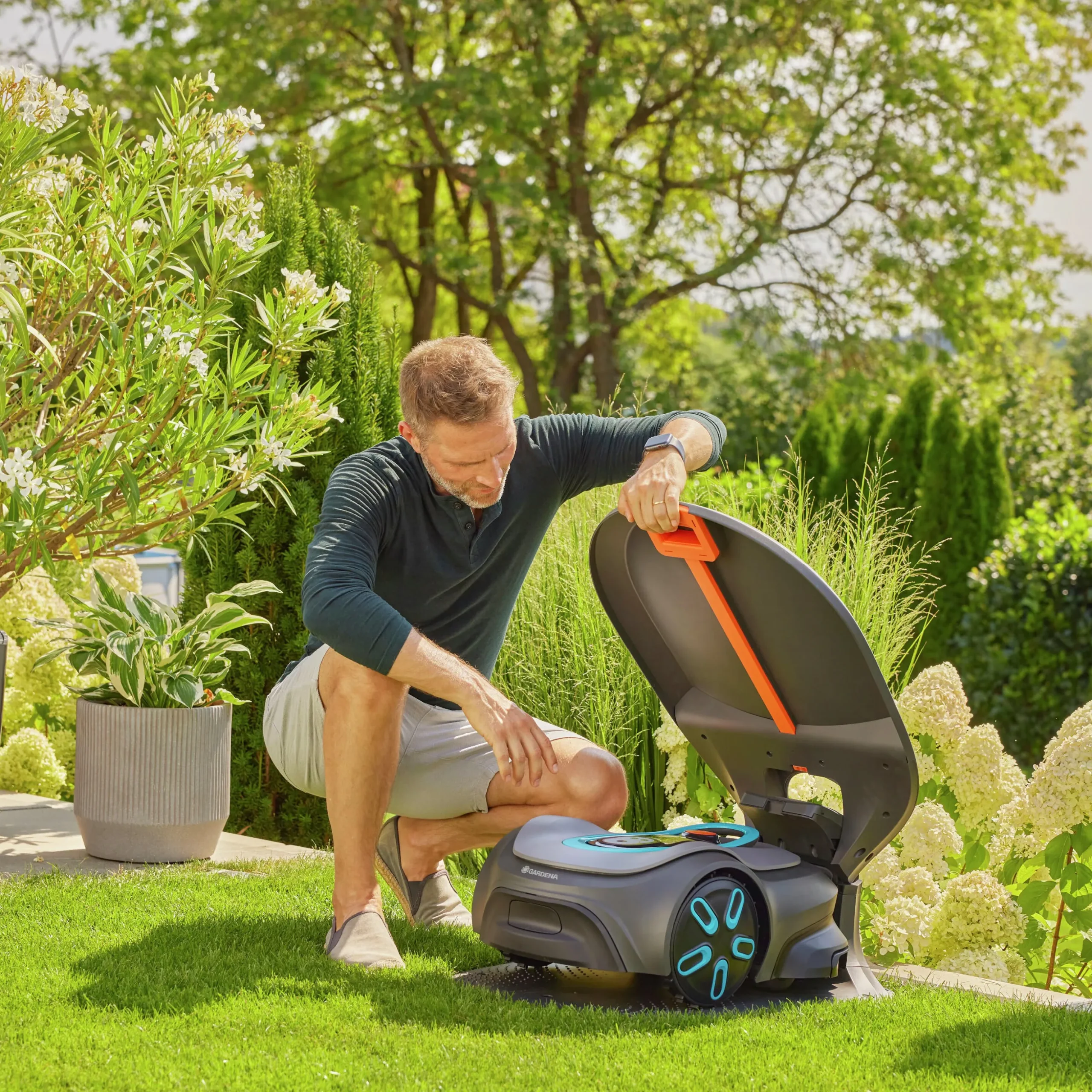 Tak till robotgräsklippare Gardena Sileno Max, Pro, Free och Sense