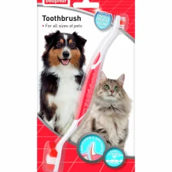 Tandborste Beaphar 2-vägs Stor/Liten Hund/Katt