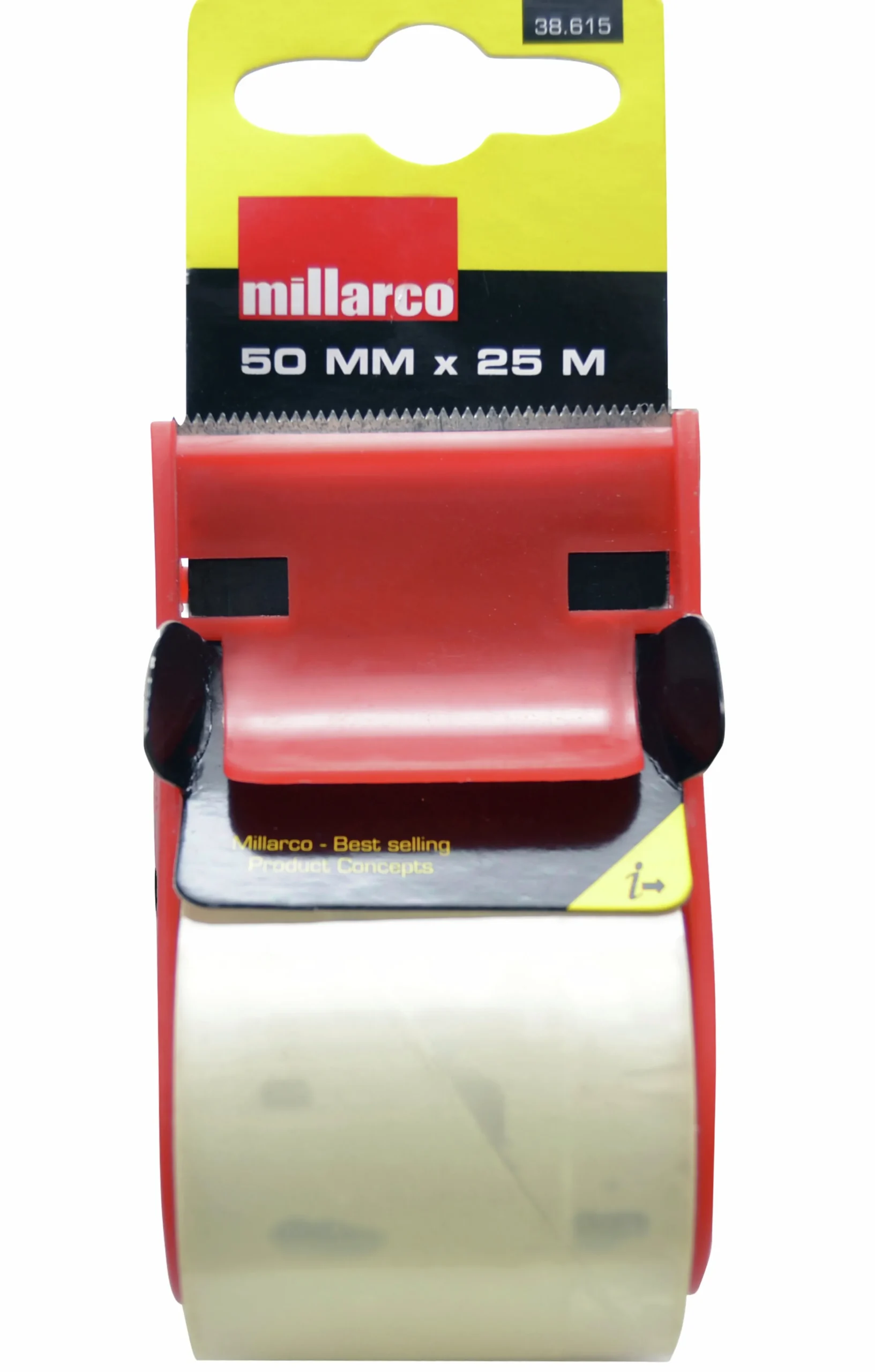 Tejphållare Millarco med 1 tejprulle 50mm x 25m