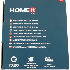Terrasskruv Millarco HomeIT 4,8x75mm 110-p