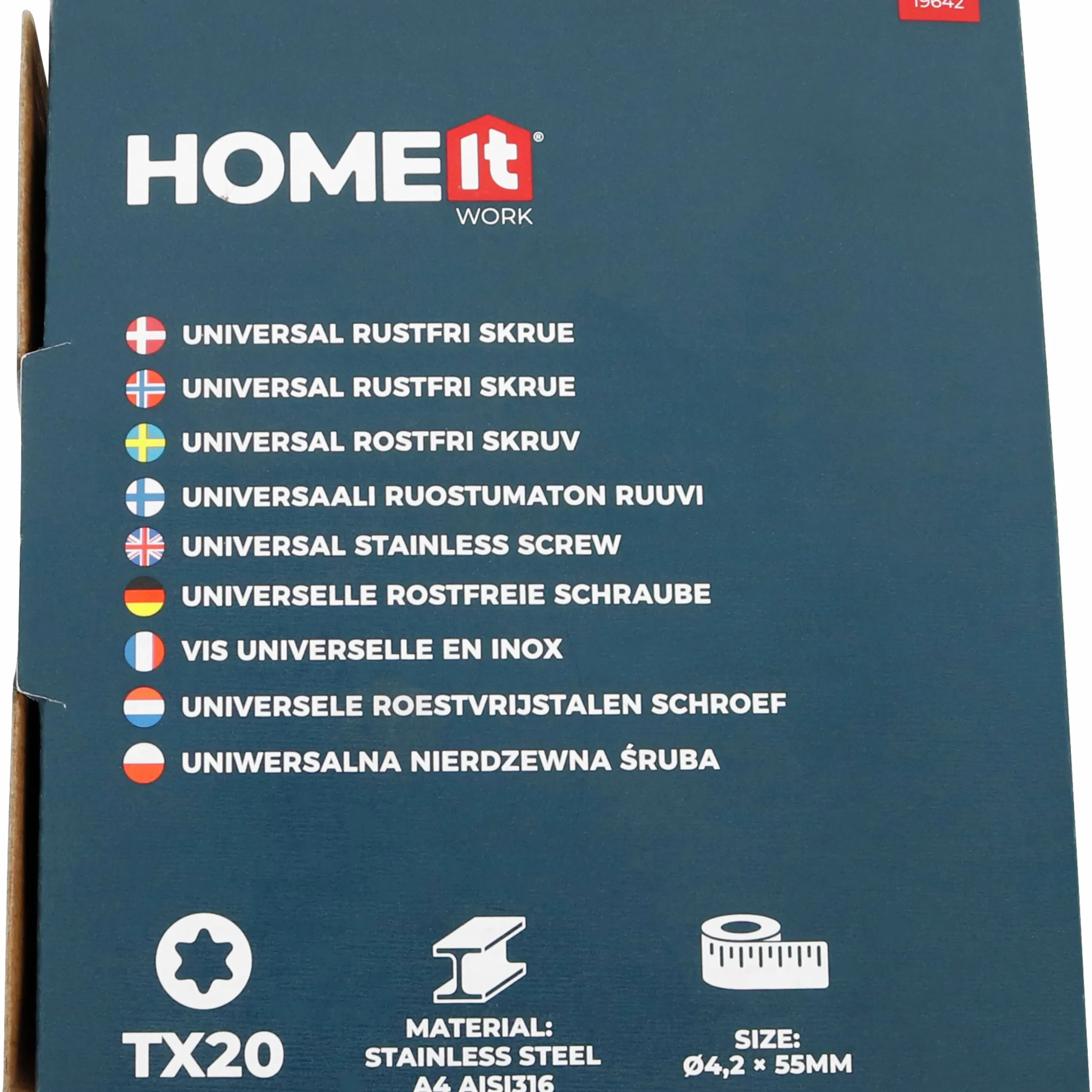 Terrasskruv Millarco HomeIT 4,2x55mm 170-p